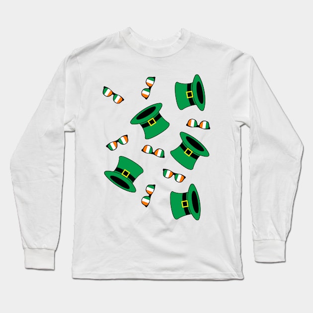 st. paddy's day shades and top hats Long Sleeve T-Shirt by B0red